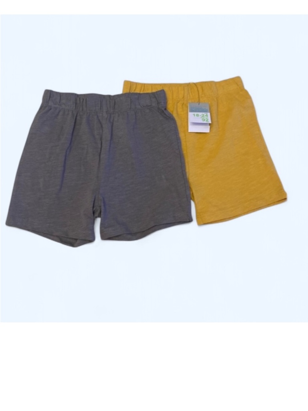 Primark  Yellow and Gray Casual Shorts set 18-24 months